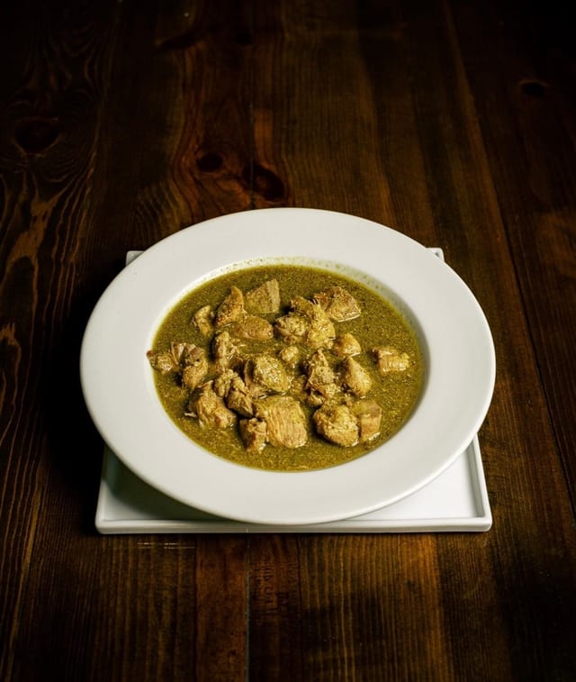 Bowl of Chile Verde.