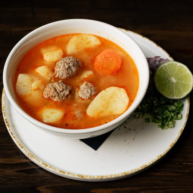 Albondigas Soup.